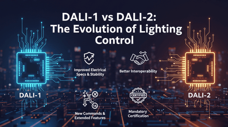 What Is the Main Difference Between DALI-1 and DALI-2? - powersupplymall.com