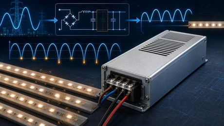 Why Do Your LEDs Flicker? Understanding Single-Stage PFC Limitations - powersupplymall.com