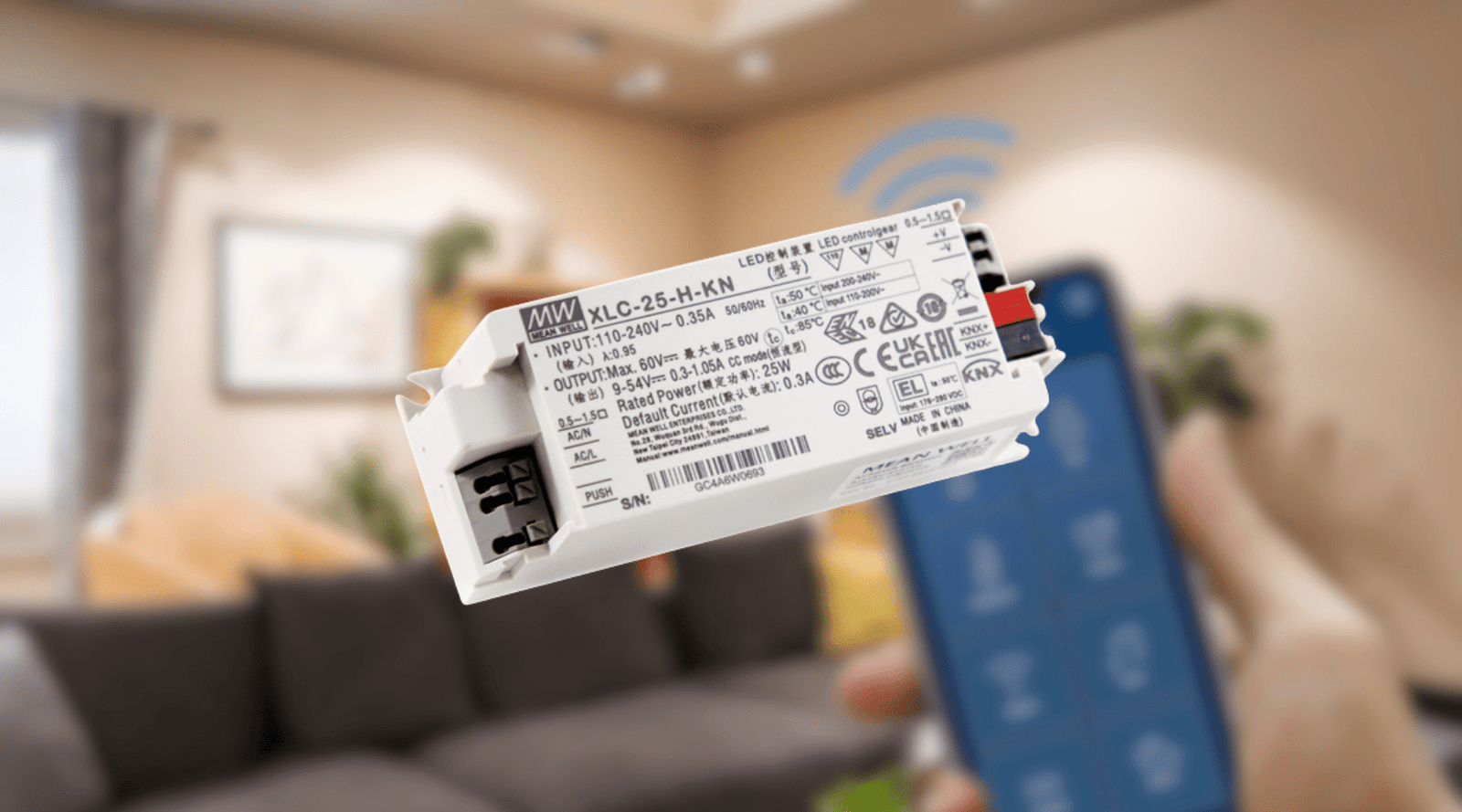XLC-KN Series: KNX Data Secure Constant Current LED Drivers for Smart Lighting - powersupplymall.com