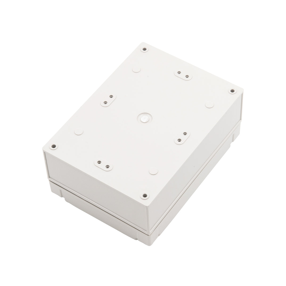 Boxco S-Series 4.92 x 6.89 x 2.95 Inches(125x175x75mm) Plastic Enclosure, IP67, IK08, ABS, Grey Cover, Screw Type - PHOTO 1