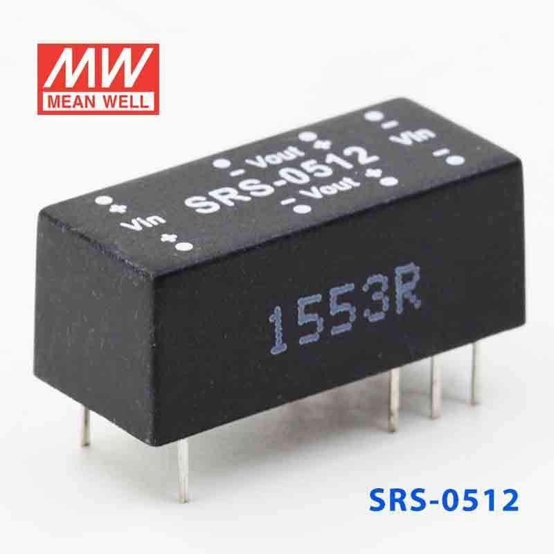 Mean Well SRS-0512 DC-DC Converter - 0.5W - 4.5~5.5V in 12V out