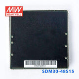 Mean Well SDM30-48S15 DC-DC Converter - 30W - 36~72V in 15V out 2A - PHOTO 3