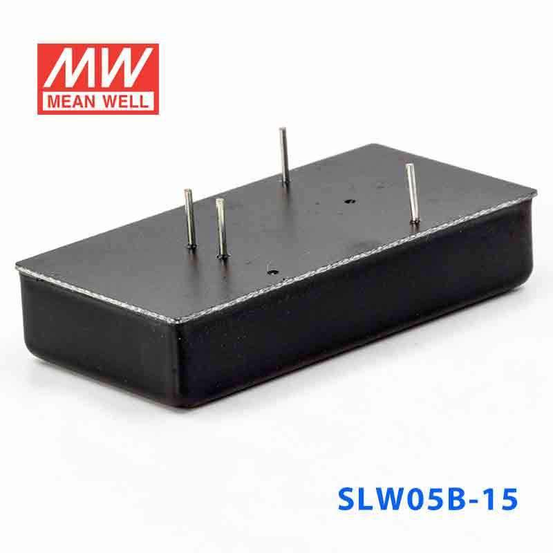Mean Well SLW05B-15 DC-DC Converter - 5W - 18~36V in 15V out 333mA - PHOTO 4