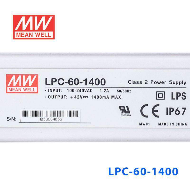 Mean Well LPC-60-1400 Power Supply 60W 1400mA - PHOTO 3