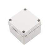 Boxco S-Series 3.94 x 3.94 x 2.95 Inches(100x100x75mm) Plastic Enclosure, IP67, IK08, ABS, Grey Cover, Screw Type - PHOTO 1