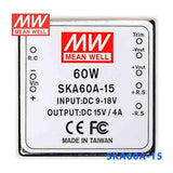 Mean Well SKA60A-15 DC-DC Converter - 60W - 9~18V in 15V out 4A - PHOTO 2
