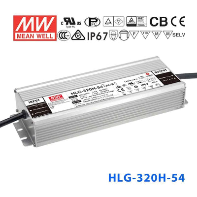 Mean Well HLG-320H-54 Power Supply 320W 54V 5.95A