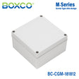 Boxco M-Series 7.09 x 7.09 x 4.92 Inches(180 x 180 x 125mm) Plastic Enclosure, IP67, IK08, PC, Grey Cover, Screw Type
