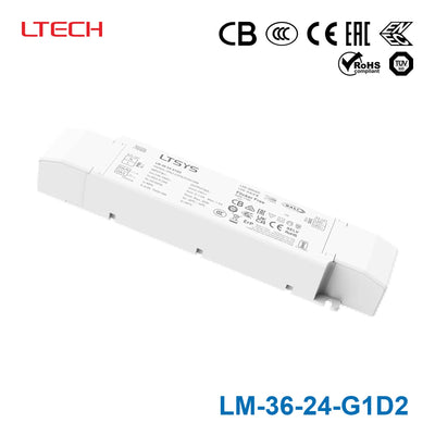 Ltech LM-36-24-G1D2 CV DALI2 Dimmable Driver