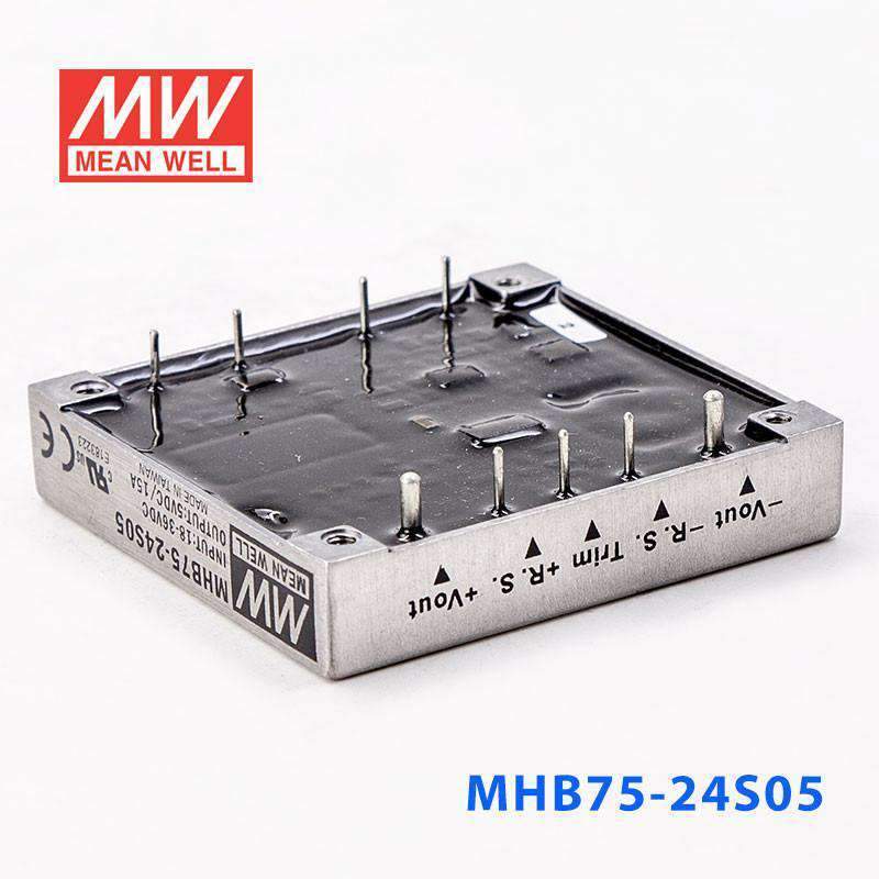 Mean Well MHB75-24S05 DC-DC Converter - 75W - 18~36V in 5V out 15A - PHOTO 4