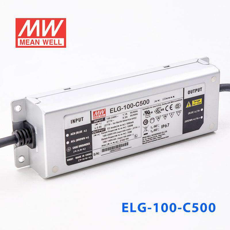Mean Well ELG-100-C500 Power Supply 100W 500mA - PHOTO 1