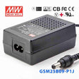 Mean Well GSM25B09-P1J Power Supply 25W 9V 2.77A