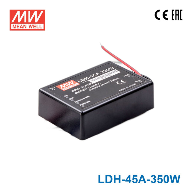 Mean Well LDH-45A-350W DC/DC LED Driver CC 350mA - Step-up