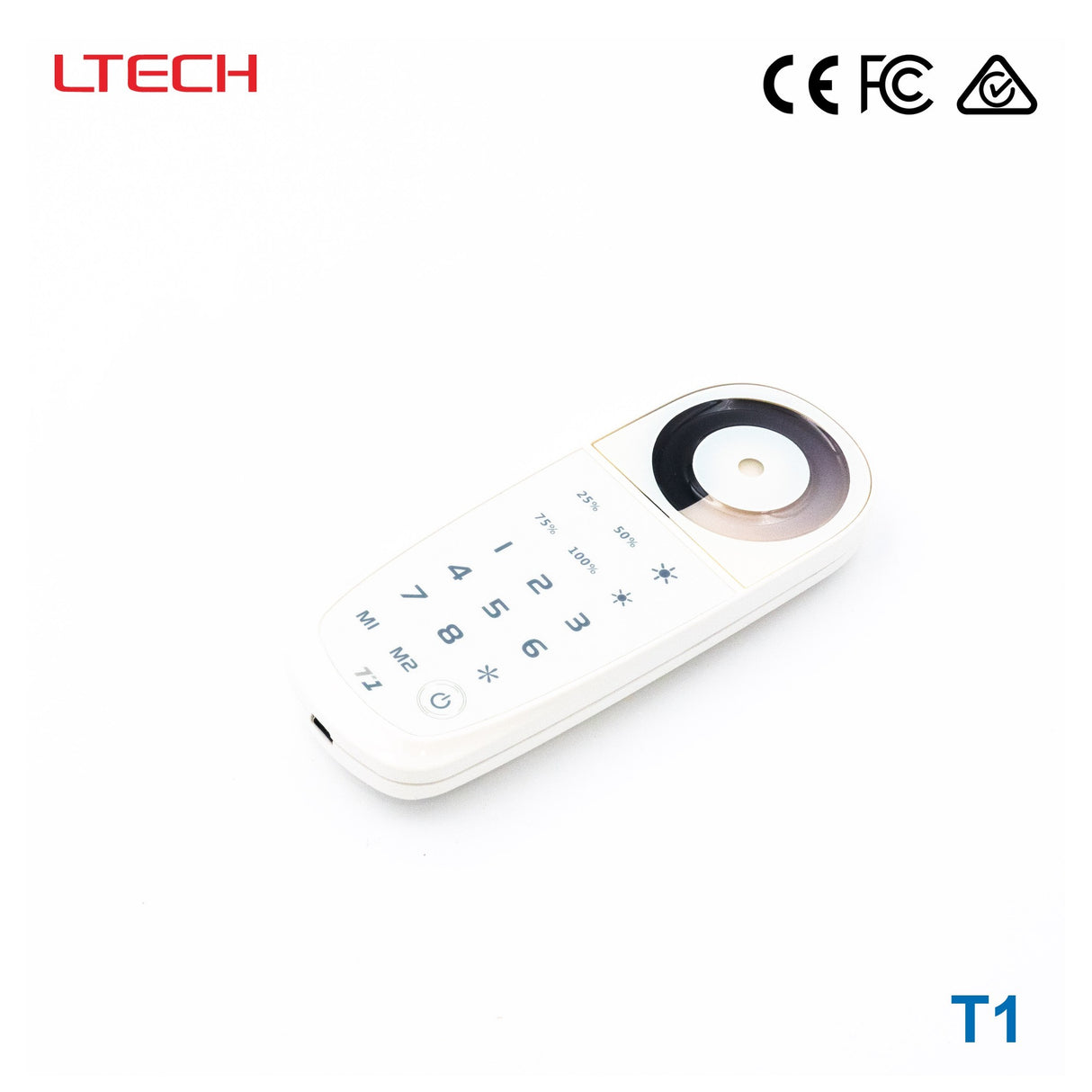 Ltech T1 Wireless RF Multi-zone Remote - Dimming