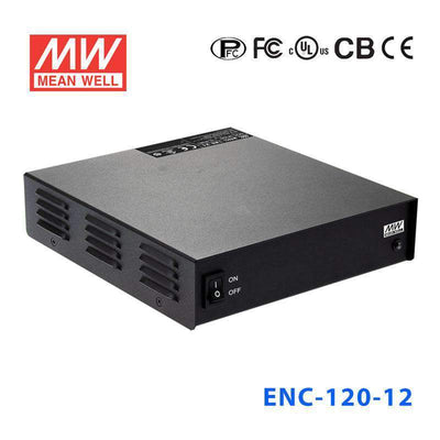 Mean Well ENC-120-12 Desktop Type Chargers 120W 14.4V 8A - 3-stage programmable charger