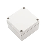 Boxco S-Series 4.92 x 4.92 x 2.95 Inches(125x125x75mm) Plastic Enclosure, IP67, IK08, ABS, Grey Cover, Screw Type - PHOTO 1