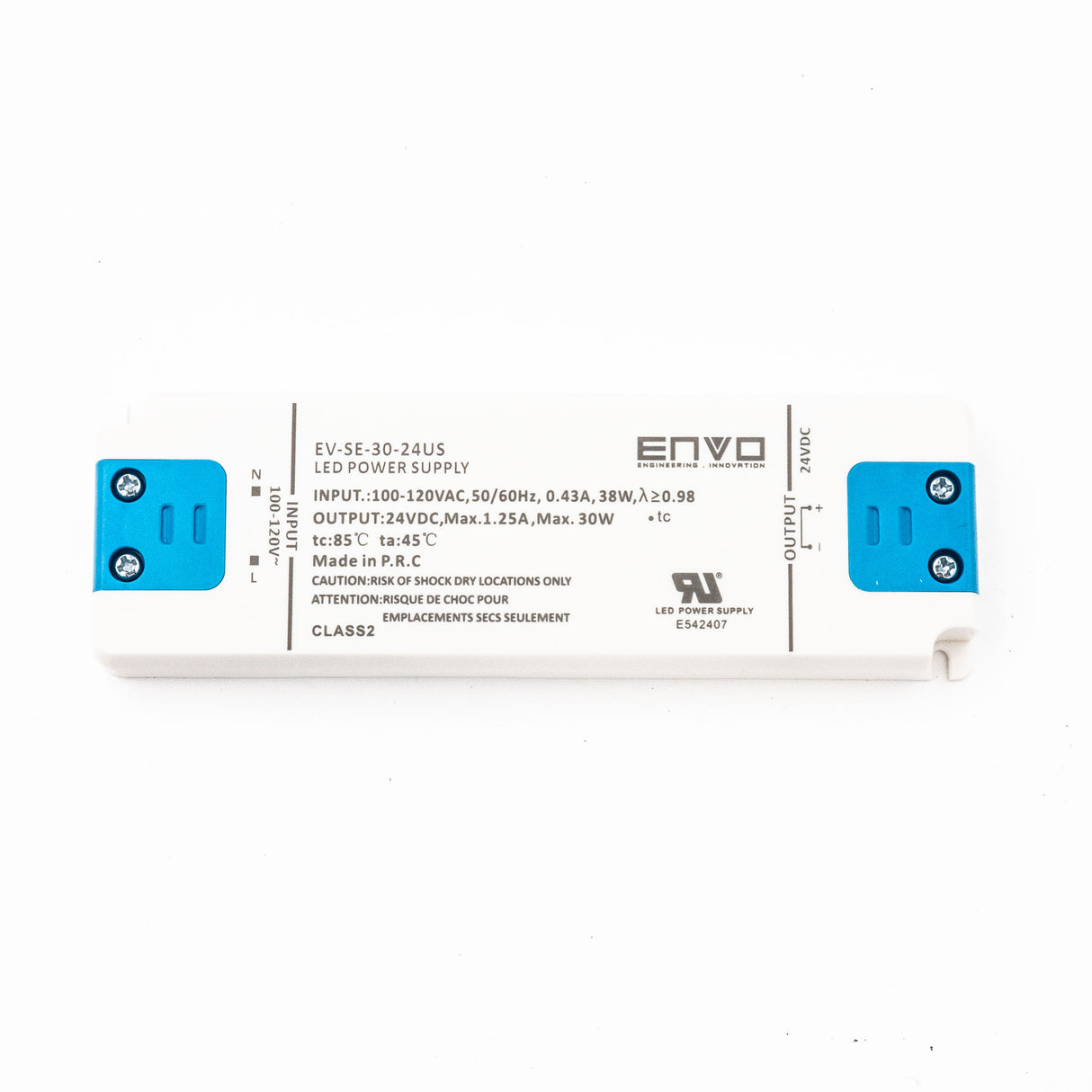ENVO EV-SE-30-24US LED Driver 30W 24V 1.25A - PHOTO 1