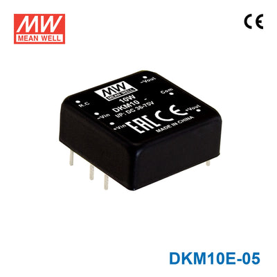 Mean Well DKM10E-05 DC-DC Converter - 10W - 4.7~9V in ±5V out