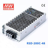 Mean Well RSD-200C-48 DC-DC Converter - 201.6W - 33.6~62.4V in 48V out 4.2A