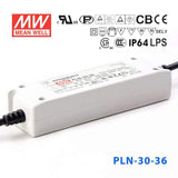 Mean Well PLN-30-36 Power Supply 30W 36V - IP64