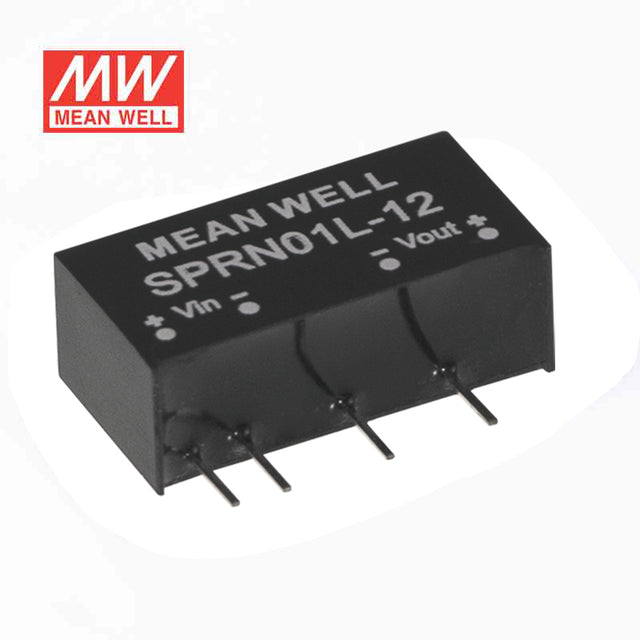 Mean Well SPRN01L-12 DC-DC Converter - 1W - 4.75~5.5V in 12V out