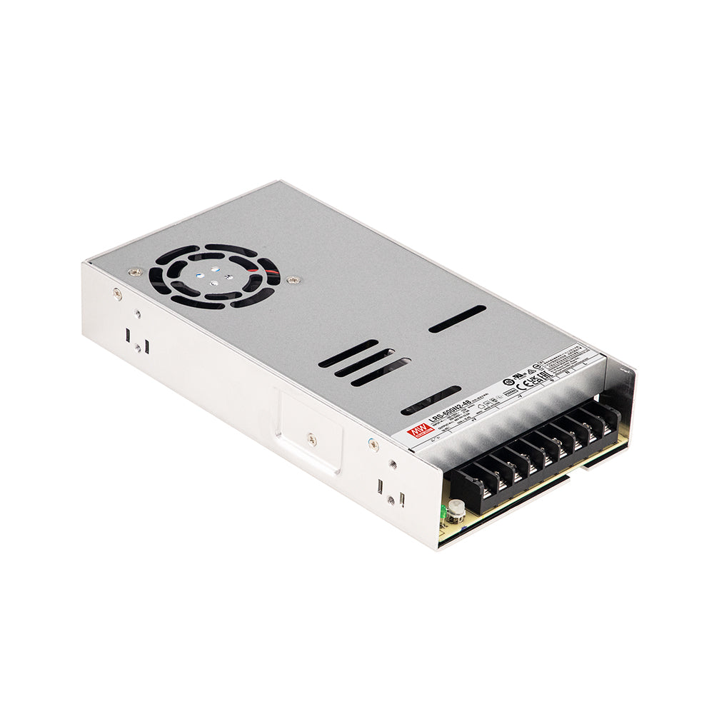 Mean Well LRS-600N2-24 Single Output High Peak Power Supply 600W 24V, 2 Times Peak Power