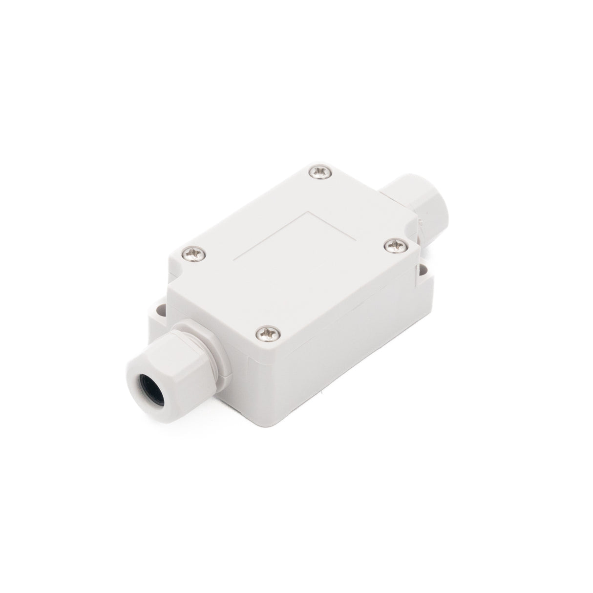Boxco Terminal Box 4-pole with Waterproof Connector 1.57 x 2.36 x 0.94 Inches(40 x 60 x 24mm) IP67, IK08, ABS, Grey Cover - PHOTO 1