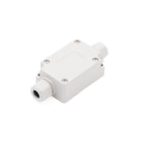 Boxco Terminal Box 4-pole with Waterproof Connector 1.57 x 2.36 x 0.94 Inches(40 x 60 x 24mm) IP67, IK08, ABS, Grey Cover - PHOTO 1