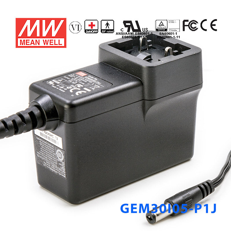 Mean Well GEM30I07-P1J Power Supply 25W 7.5V 3.33A