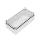 Boxco S-Series 7.48 x 14.96 x 5.12 Inches(190x380x130mm) Plastic Enclosure, IP67, IK08, ABS, Transparent Cover, Screw Type - PHOTO 1