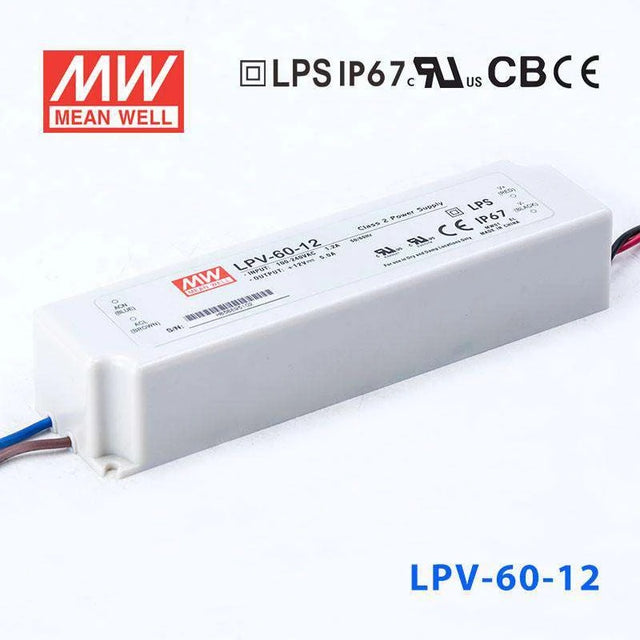 Mean Well LPV-60-12 Power Supply 60W 12V