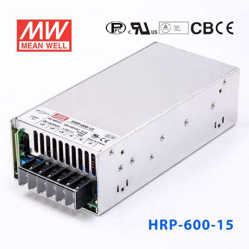 Mean Well HRP-600-15  Power Supply 645W 15V 43A
