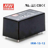 Mean Well IRM-15-12 Switching Power Supply 15W 12V 1.25A - Encapsulated