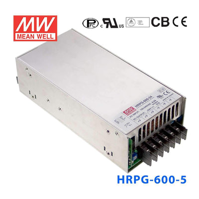 Mean Well HRPGG-600-5  Power Supply 600W 5V 120A