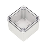 Boxco S-Series 4.92 x 4.92 x 3.94 Inches(125x125x100mm) Plastic Enclosure, IP67, IK08, ABS, Transparent Cover, Screw Type - PHOTO 3