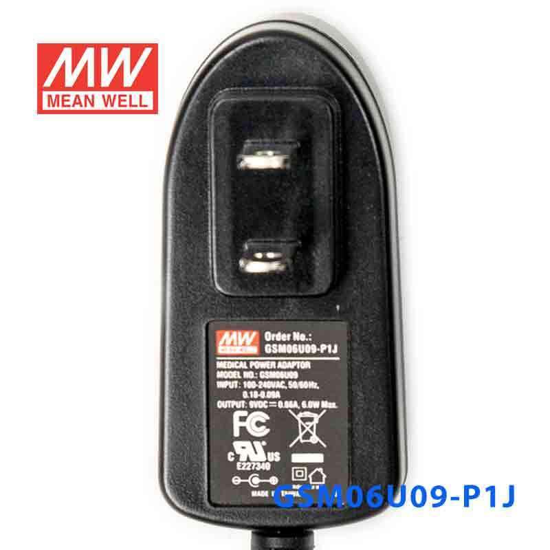 Mean Well GSM06U09-P1J Power Supply 06W 9V 660mA - PHOTO 2
