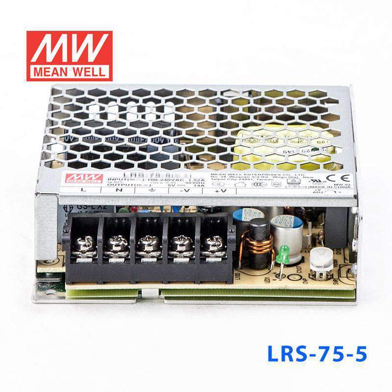 Mean Well LRS-75-5 Power Supply 75W 5V 14A - PHOTO 4