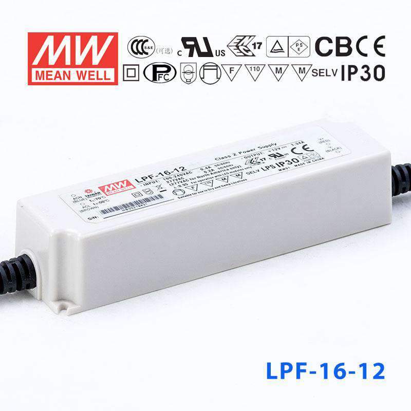 Mean Well LPF-16-12 Power Supply 16W 12V