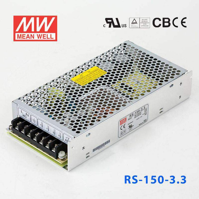 Mean Well RS-150-3.3 Power Supply 150W 3.3V 30A