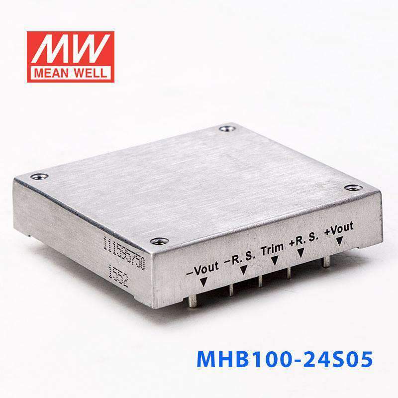 Mean Well MHB100-24S05 DC-DC Converter - 100W - 18~36V in 5V out 20A - PHOTO 1