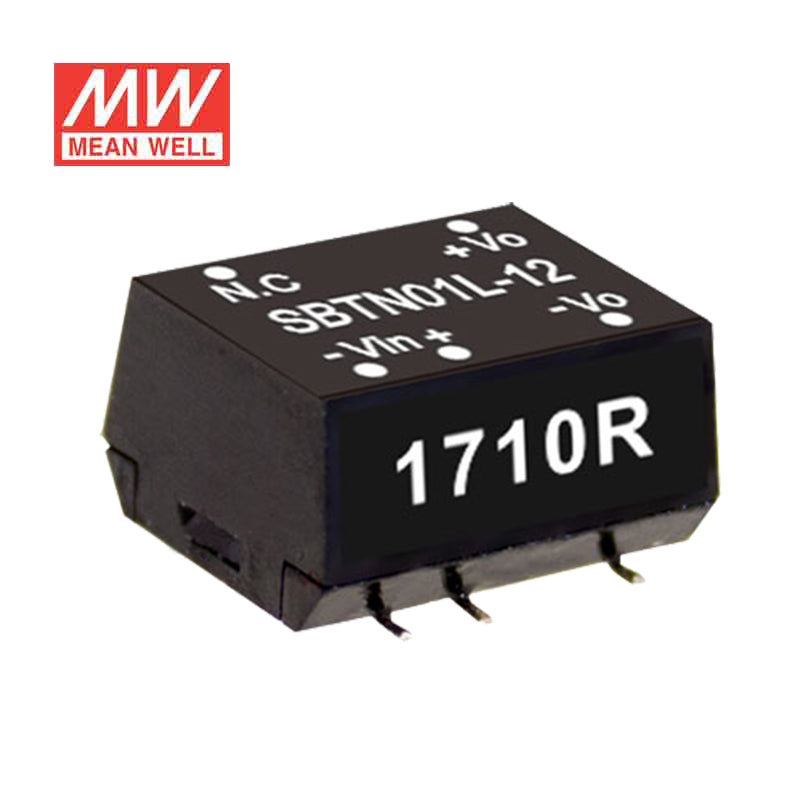 Mean Well SBTN01L-15 DC-DC Converter - 1W 5V DC in 15V out
