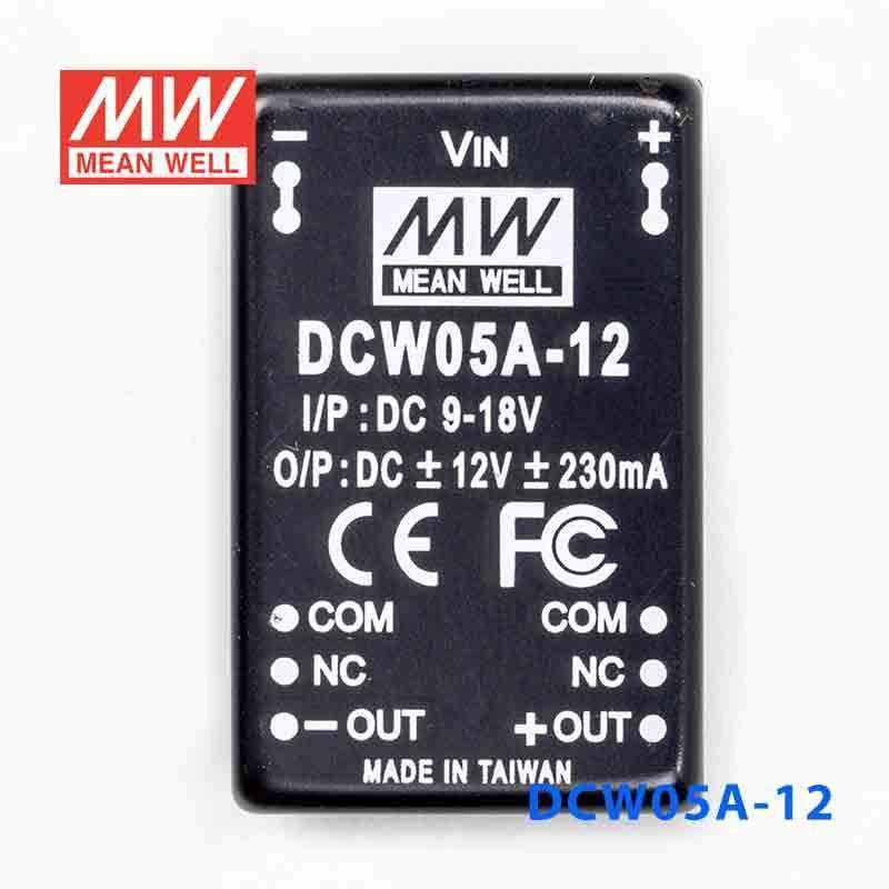 Mean Well DCW05A-12 DC-DC Converter - 5W - 9~18V in ±12V out 230mA - PHOTO 2
