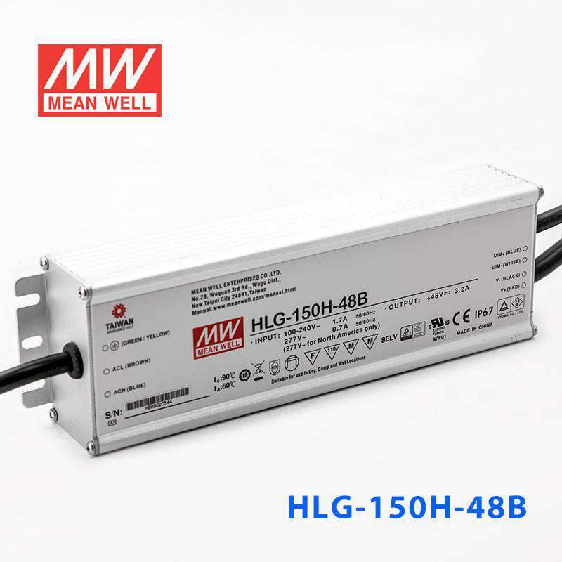 Mean Well HLG-150H-48B Power Supply 150W 48V- Dimmable - PHOTO 1