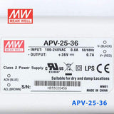 Mean Well APV-25-36 Power Supply 25W 36V - PHOTO 3