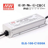 Mean Well ELG-100-C1050A Power Supply 100W 1050mA - Adjustable