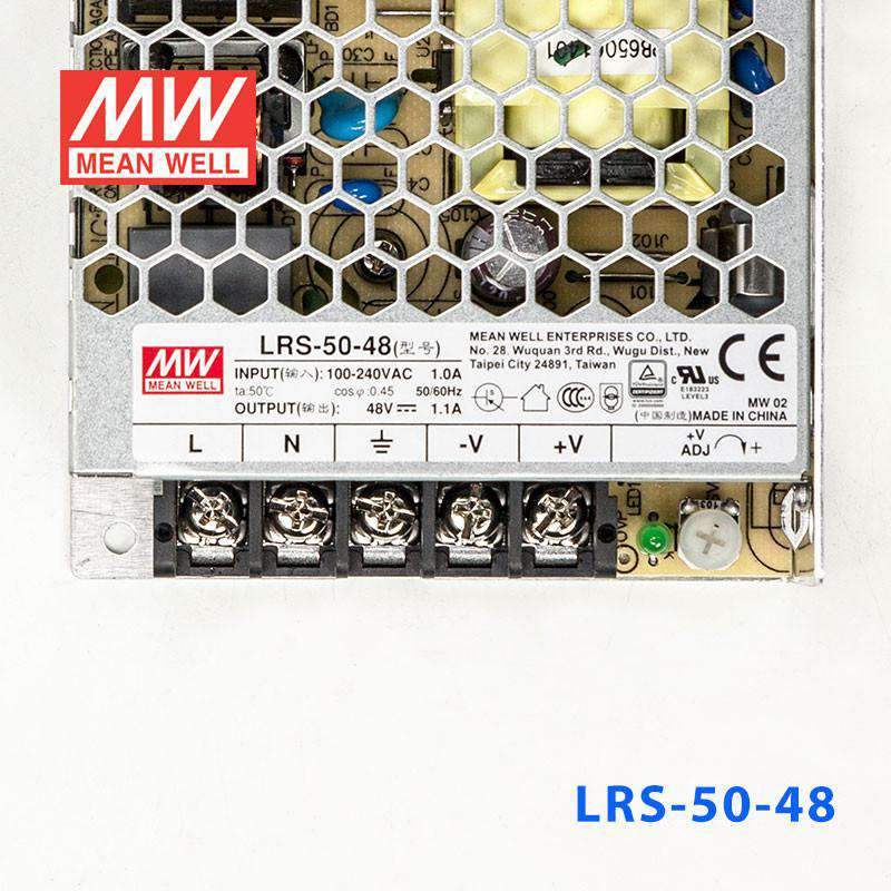 Mean Well LRS-50-48 Power Supply 50W 48V 1.1A - PHOTO 2