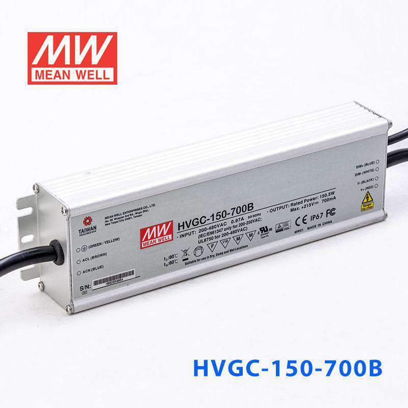 Mean Well HVGC-150-700B Power Supply 150W 700mA - Dimmable - PHOTO 1