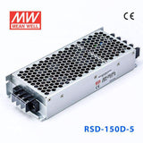 Mean Well RSD-150D-5 DC-DC Converter - 150W - 67.2~143V in 5V out 30A