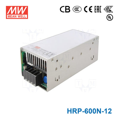Mean Well HRP-600N-12 High Peak-Power Power Supply 600W 12V