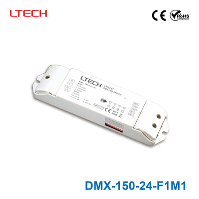 Ltech DMX-150-24-F1M1 150W 24VDC CV DMX LED Driver - DMX dimmable